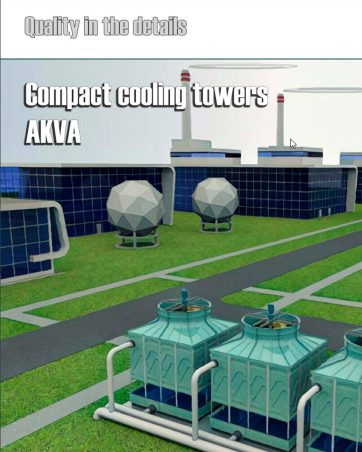 Presentation of Compact cooling towers AKVANN.